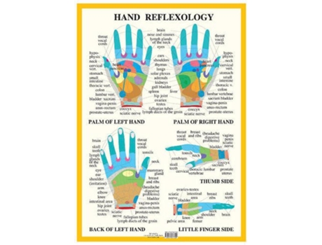 Livro Hand Reflexology A2 de Jan Van Baarle (Inglês)