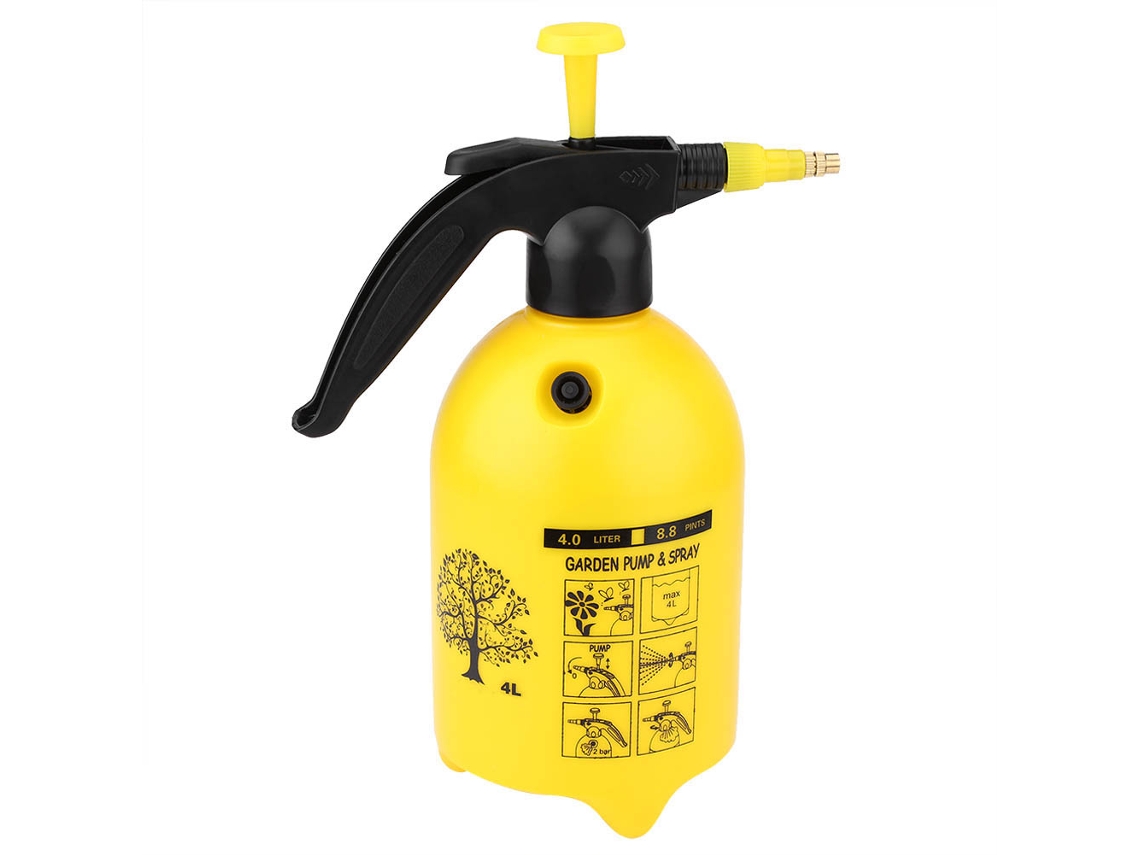 Pulverizador portátil de alta pressão fácil de usar para regar plantas em casa e no jardim 4L