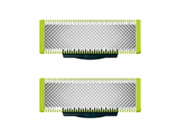 Lâminas de Reposição Oneblade 2 Unidades Compatíveis com Philips Qp2520 Qp2630 Qp210 Qp220, Corte Preciso e Durável YANYXR
