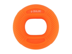 Anel de Força para Mãos Silicone Treinador de Grip 50 60lb Laranja S/MARCA