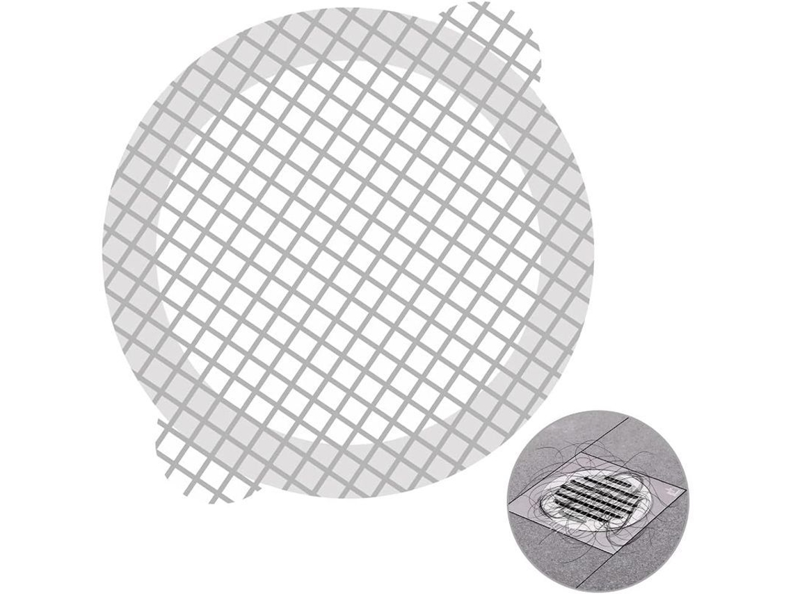 25 Catchers de Cabelo para Ralo de Banho, Descartáveis, Filtro de Rede, para Chuveiros e Banheiras