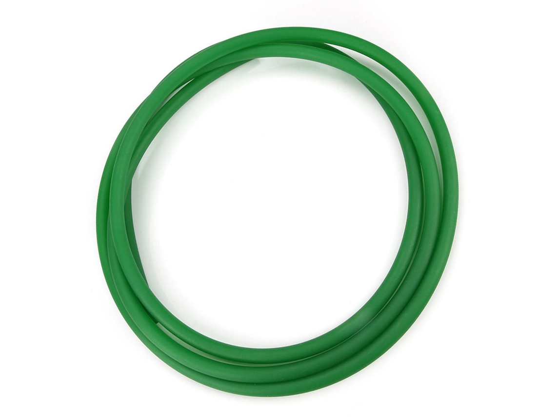 Cinta Redonda De Poliuretano De Superfície Rugosa Verde Para Transmissão (12mm*3m)