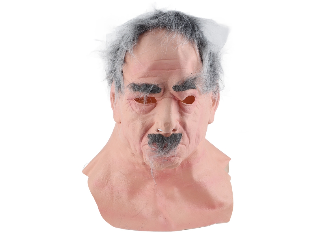 Máscara Facial de Látex para Halloween Prop Headgear Adulto S/MARCA