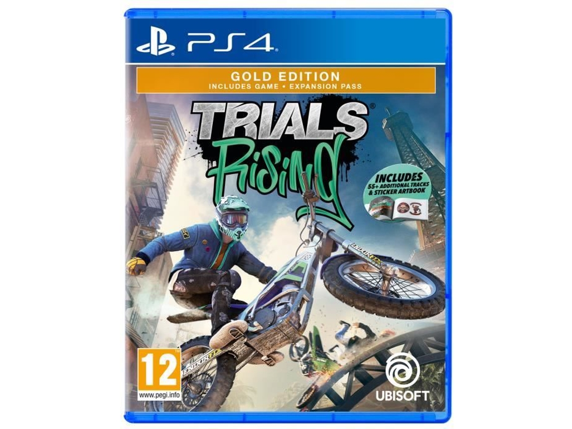 Videogame Ubisoft Trials Rising Gold Edition Ps4 Motocicleta Plataforma Competitivo