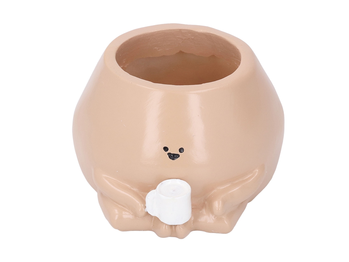 Small Resin Succulent Planter Pot Cute Indoor Outdoor Home Garden