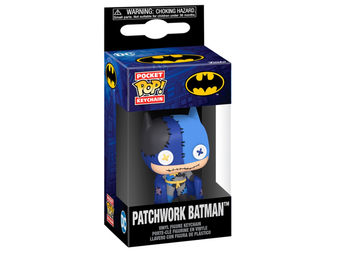Chaveiro De Bolso Pop Dc Comics ?patchwork Batman