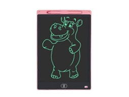 Bloco de notas digital LCD rosa, bloco de desenho para escrita à mão, tela LCD prática, tablet e caneta Slowmoose