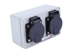 Tomada Industrial Impermeável E À Prova De Pó De Alta Resistência Laxiscreed Para Carga De 2200w E 220v