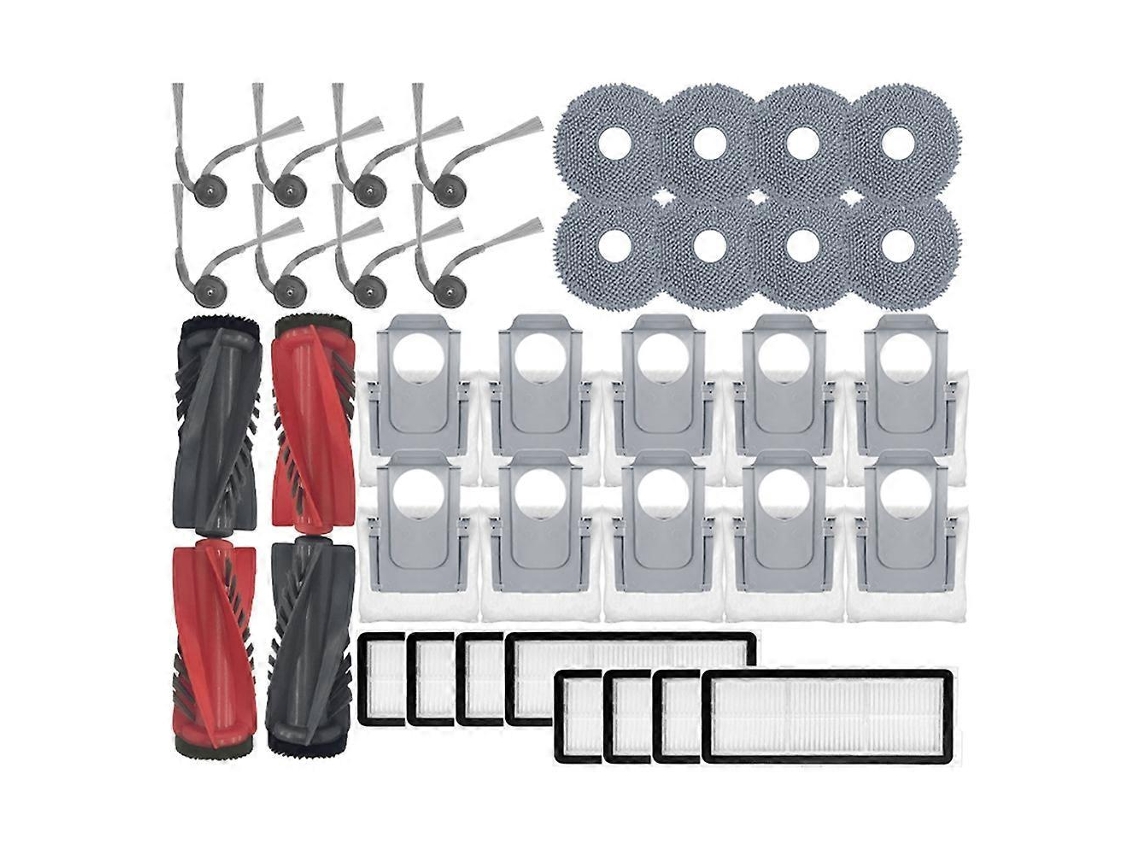 Acessórios Para O Aspirador De Pó Roborock Qrevo Curve Edge P20 Pro: Peças De Reposição, Escova Lateral Principal, Pano De Limpeza, Filtro E Sacos De