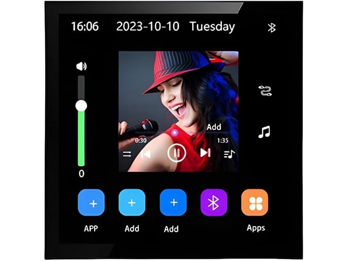 Home Theater com Tela Sensível Ao Toque de 4 Polegadas, Android 10, Wi fi e Bluetooth Eshare. SFUSHOS