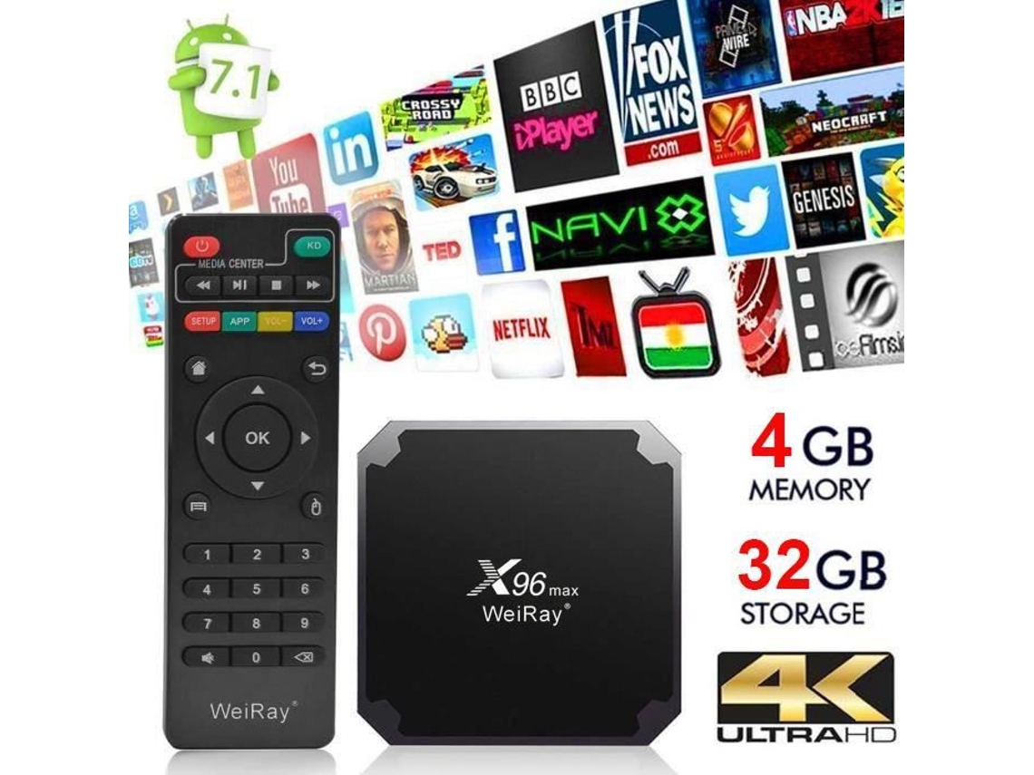 Box Smart TV X96Mini (Android 4K Ultra HD 4 GB 32 GB) Worten.pt
