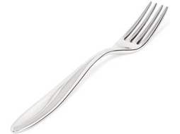 Conjunto 6 Garfos de Sobremesa ALESSI Mami Prata (Cinzento - Aço Inox - 17 cm)