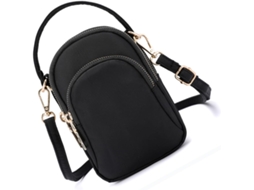 Bolsa Transversal Feminina Impermeável Em Nylon Com Compartimento Para Celular E Chaves, Leve E Ideal Para Usar No Ombro.