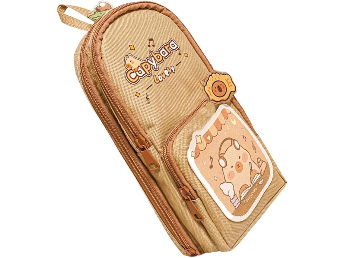 Bag Cases Six-layered Bag Cartoon Peil Multi-futional Peil Girls Boys Students School Teenagers Gift