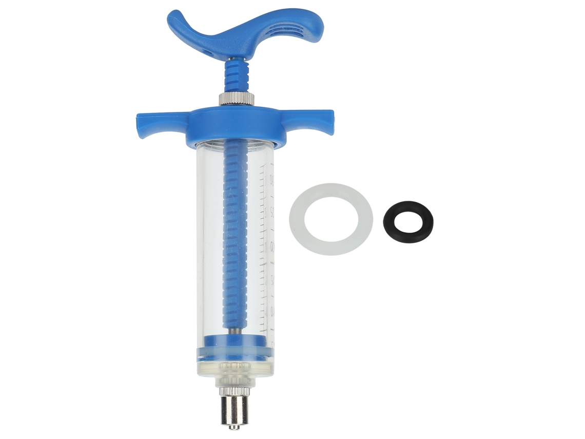 Seringa de Aço e Plástico 30ml para Animais S/MARCA