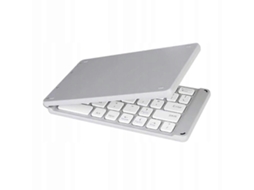 Teclado Bluetooth Dobrável, Recarregável, Cinza Nostalgia88