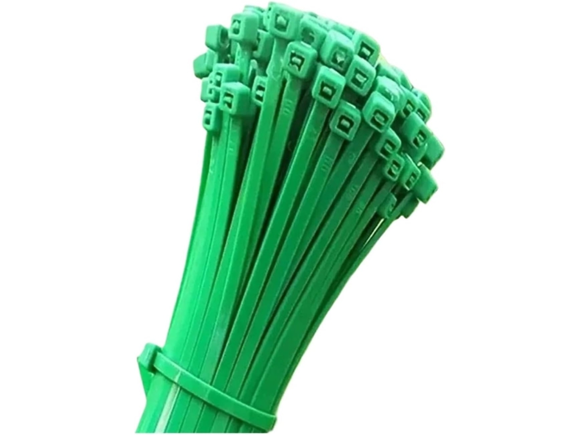 100 Tiras de Plástico para Fixação de Plantas - 0,07 x 3,94 pol.