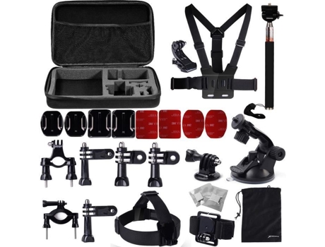 Conjunto De Acessórios Gopro Hero 2 3 35 Peças Monopé Telescópico Bolsa De Transporte Xcsource