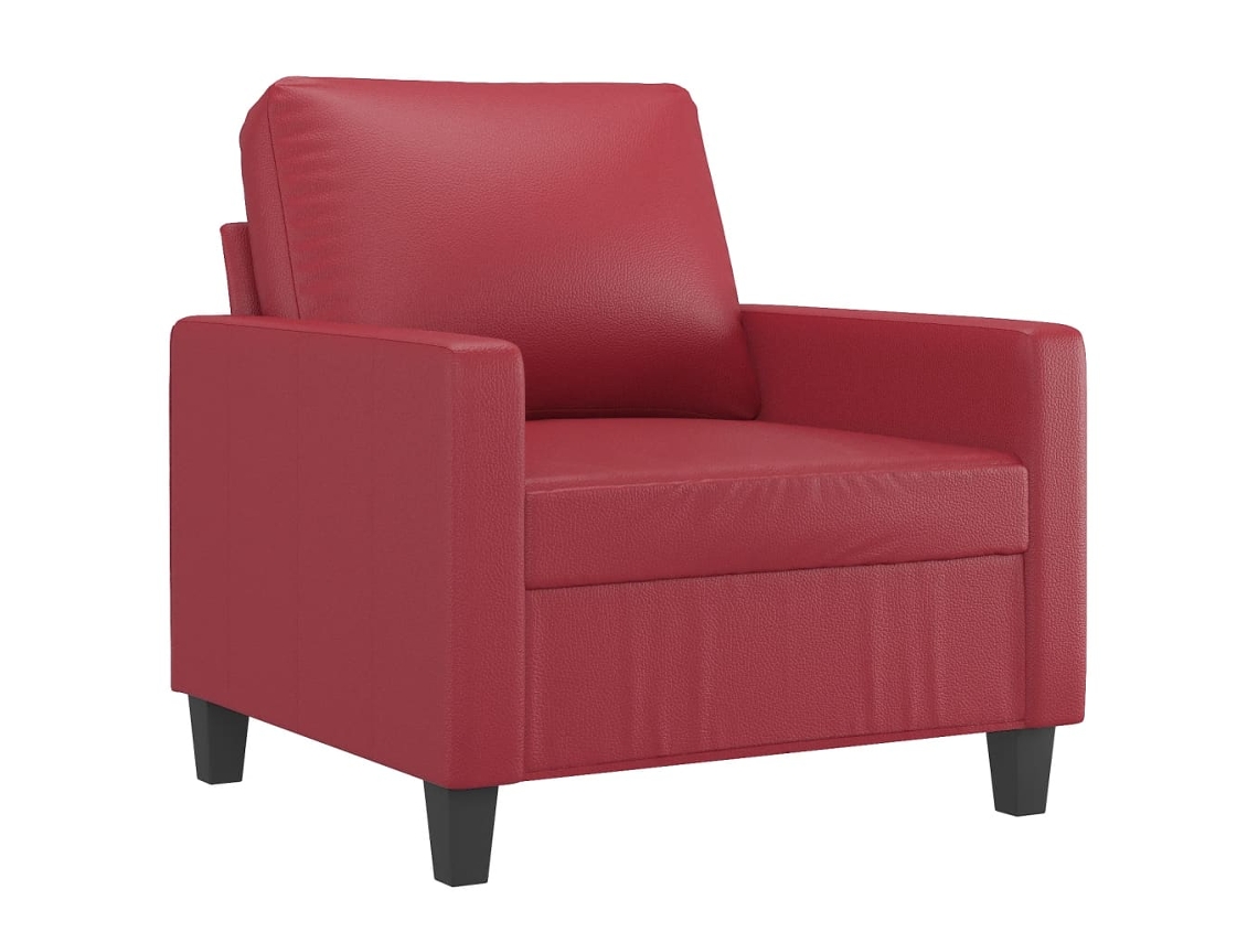 Sofa Chair, Sofa Chairs Vidaxl Vermelho Couro Artificial (n/a)
