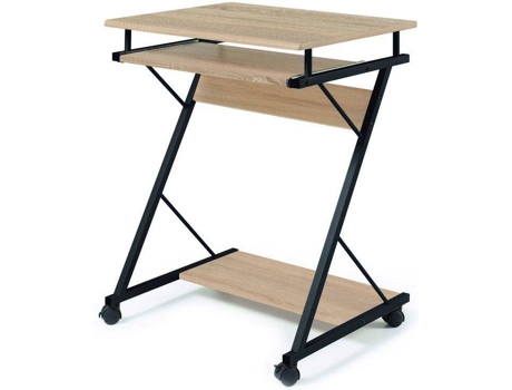 Mesa de Apoio para Portátil JSHOME Volta Castanho (60 x 75 x 48 cm - Madeira e Metal)