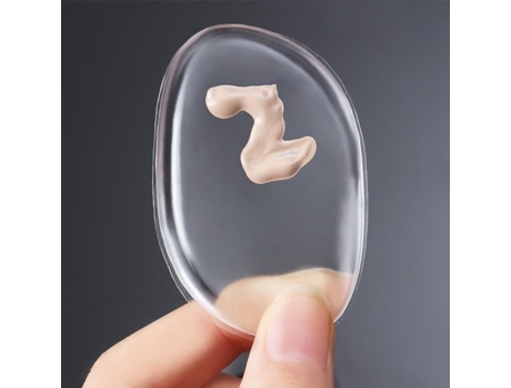 1pc Houppette E Esponja De Gel De Silicone Para Cosmético Bb Creme Ferramenta De Maquiagem Nee Jolie