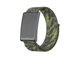 Pulseira De Relógio Com Fecho De Velcro Em Nylon, Duas Seções E Anel De Metal Para Amazfit Helio.