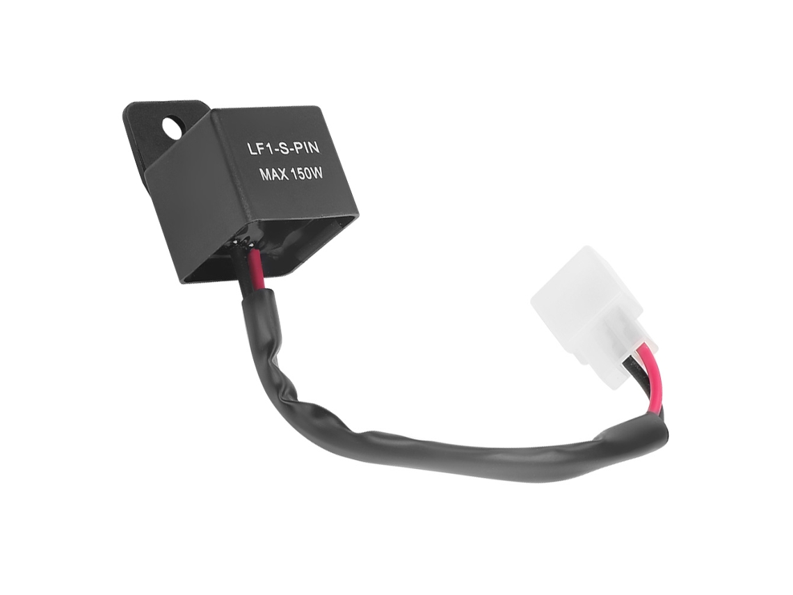 Laxiscreed Relé De Setas Para Motocicleta 12v 150w Com Cabos E 2 Pinos