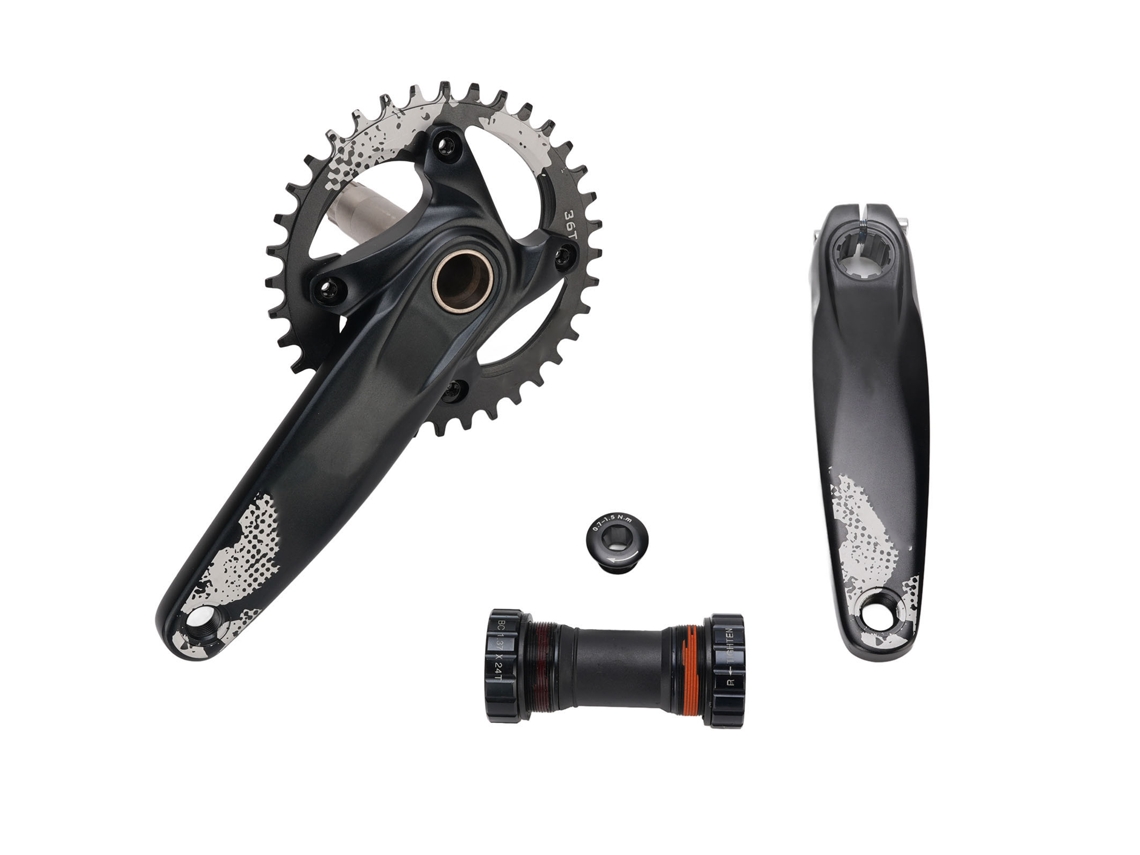 Coroa de Bicicleta Mali 36t Alumínio com Câmbio Oca para Mountain Bike 8 a 12 Marchas