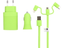 Kit carregamento MUVIT MLPAK0027 Verde