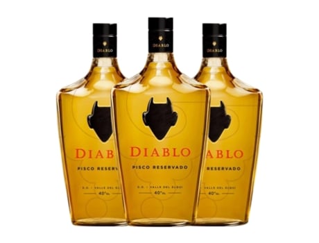 Aguardente Pisco CONCHA Y TORO Diablo Reservado (0.7 L - 3 Unidades)