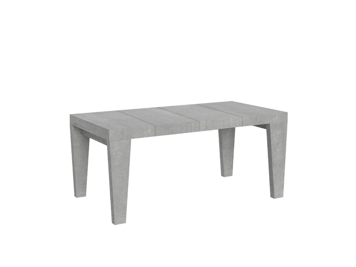 Mesa de Jantar Extensível 90X130/234 Cm Spimbo Premium Cimento ITAMOBY