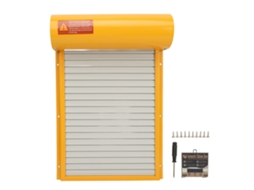 Porta Automática para Galinheiro com Temporizador e Display Led, Ideal para Quintal LAXISCREED (amarelo)