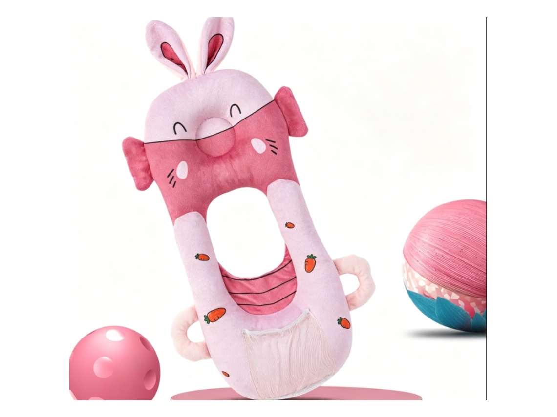 Suporte para Mamadeira, Mãos livres e Fixo, Apoio para Amamentação, Design de Desenho Animado, Coelho .CZHHMART