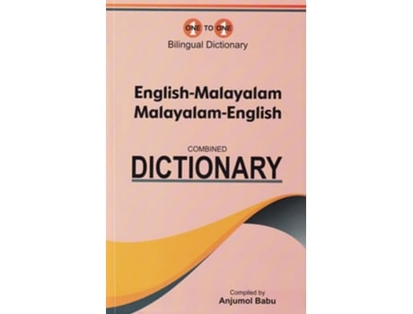 Livro English-Malayalam amp Malayalam-English One-to-One Dictionary de Anjumol Babu (Inglês)