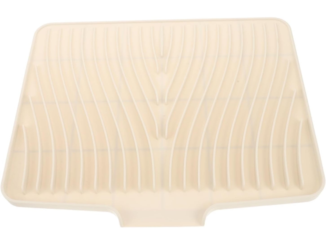 Tapete De Silicone Para Escorredor Pratos Kallory, Sem Necessidade De Furar, Para Escoar Água E Suportar Pratos Quentes