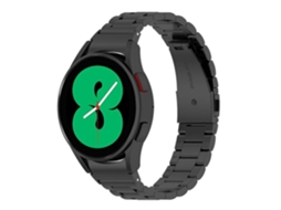 Pulseira De Relógio De Metal De Aço Inoxidável Com Três Contas