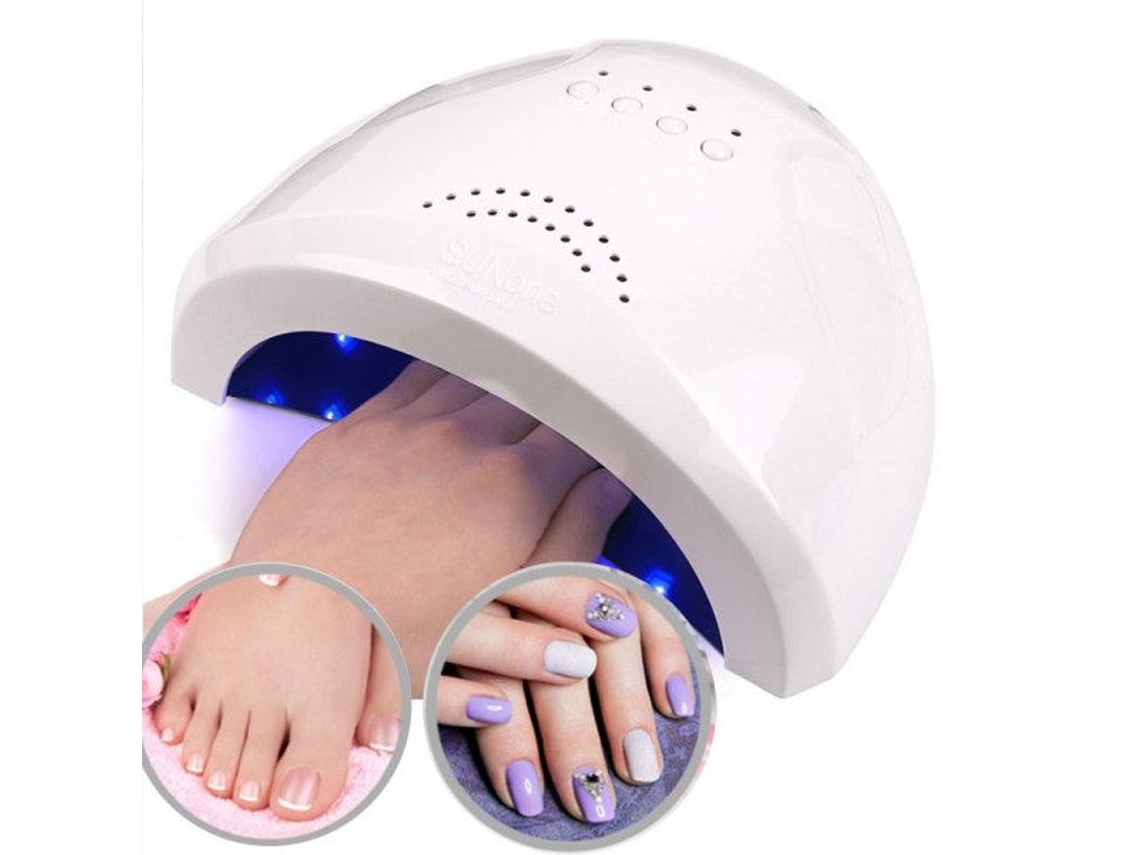 Lâmpada Para Unhas Profissional Led Uv De 48w Para Manicure