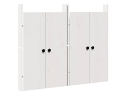 Conjunto 2 Porta De Cozinha Vidaxl Branco Madeira De Pinho Maciça (50 X 9 X 82 Cm)