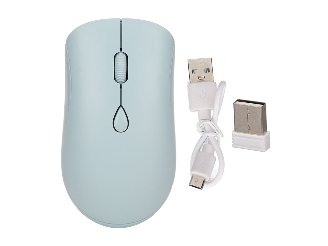 Aetheria mouse Sem Fio 2.4g Bluetooth 5.2 1600dpi Ergonômico Recarregável Silencioso para Office Laptop Azul