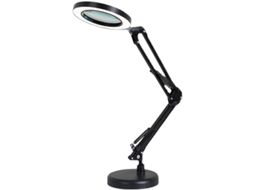 Luminária De Mesa Com Aumento Led 5x, Braço Giratório Ajustável. Aquaforge