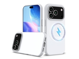 Capa De Silicone Com Magsafe Para Iphone 17 Pro Max - À Prova De Choque E Resistente A Quedas