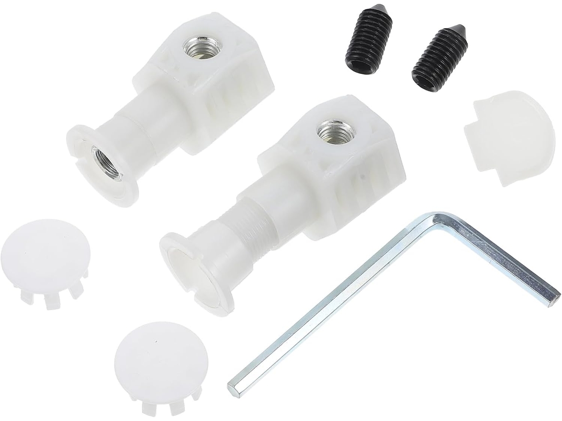 Conjunto De Parafusos Montagem Lateral Para Vaso Sanitário Betooky, Com Parafusos Grossos E Anel De Vedação Resistente