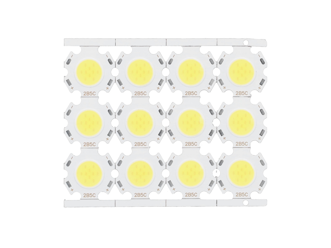 Chips Led Cob 5w 15 17v 450lm Branco Alumínio para Spotlights | S/MARCA