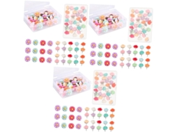 Conjunto De 180 Tachinhas Decorativas Em Formato Flor Para Quadros