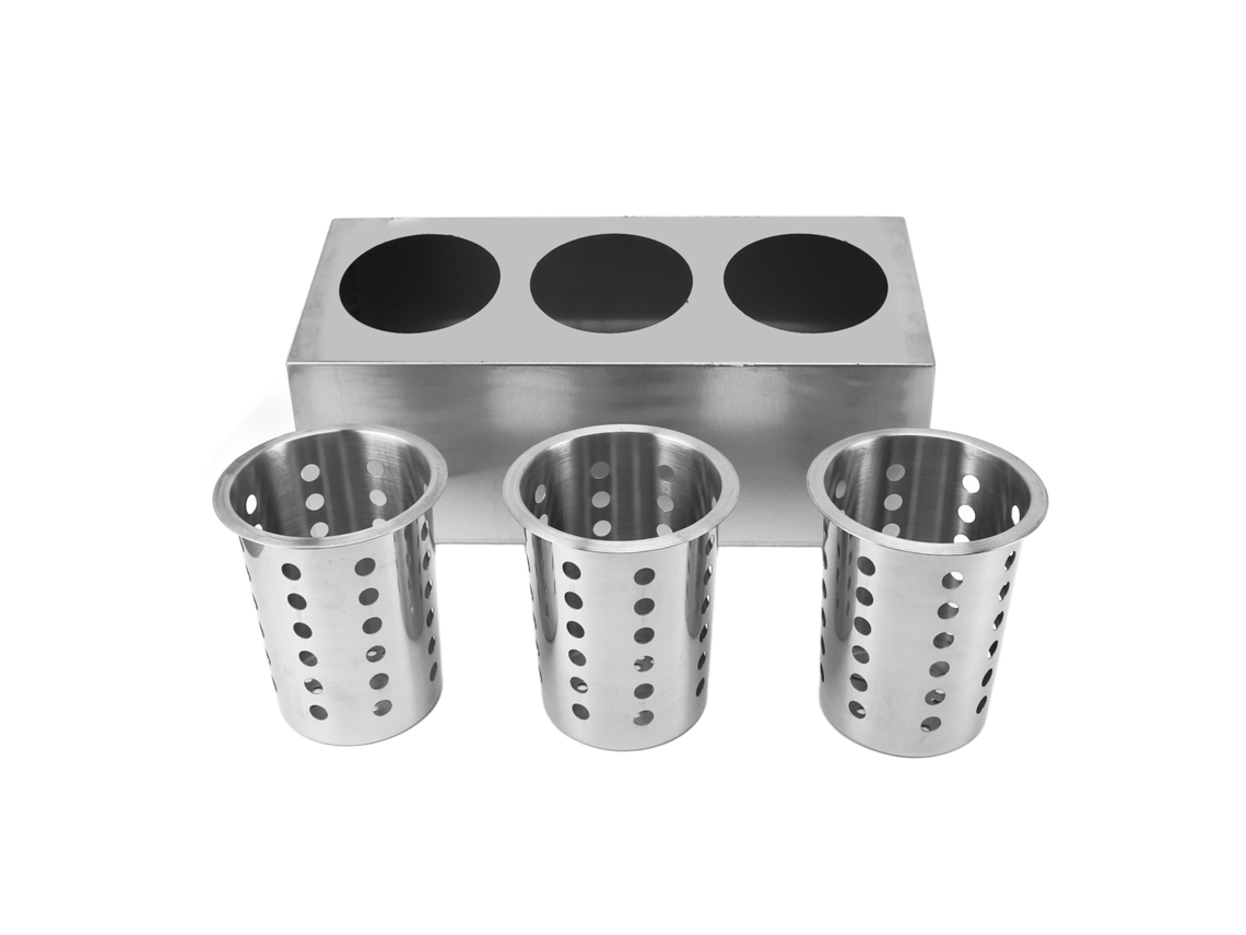 Suporte de Utensílios de Cozinha LAXISCREED 3 Buracos