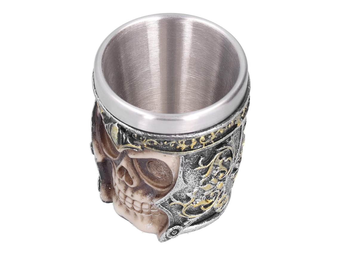 Caneca Em Formato De Caveira, Leve E Resistente À Ferrugem, Feita De Resina Com Interior Em Aço Inox Gokoco