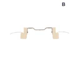 Aplicação Adaptador De Base De Lâmpada Cerâmica Para Lâmpada Halógena De Inundação R7s 78/118/135/189mm 118mm-curve