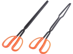 Conjunto De 2 Peças Para Coletar Briquetes Churrasco, Incluindo Pinças Para Grelhar E Utensílios Uso Externo