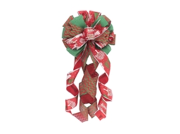Laxiscreed Enfeite De Natal Com Laço Vermelho Para Decoração Em Casa E Festas