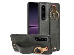 Capa De Celular Com Pulseira De Couro